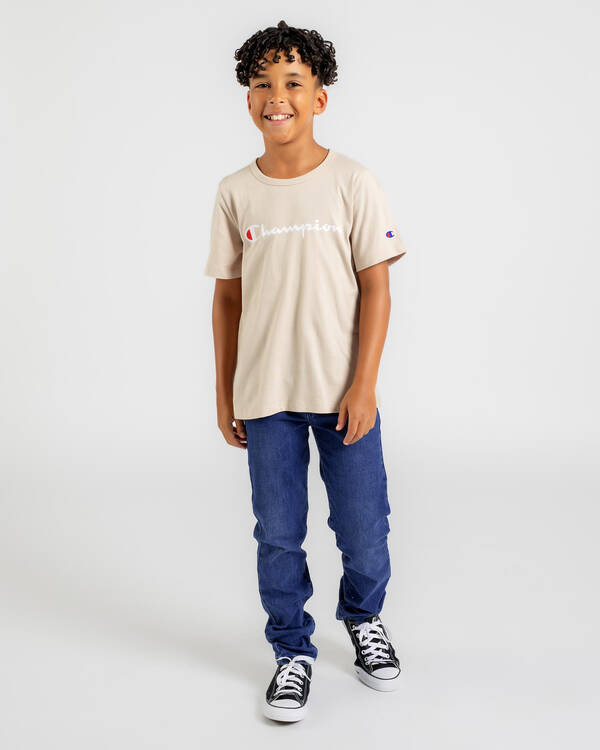 Champion Boys' Script T-Shirt for Mens