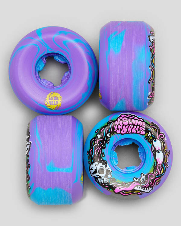 Slimeball Brains Speed 54mm Skateboard Wheels for Unisex
