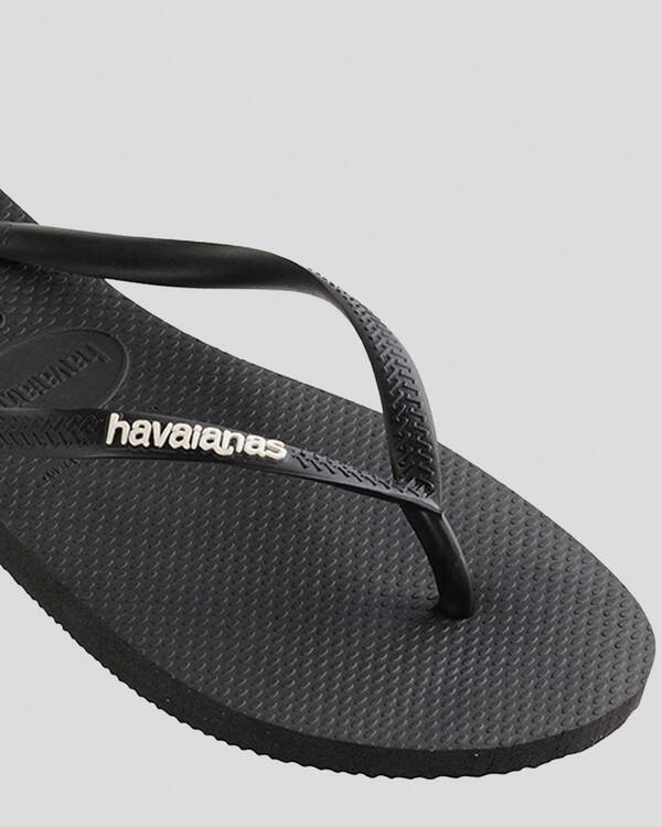 Havaianas Slim Logo Thongs for Womens
