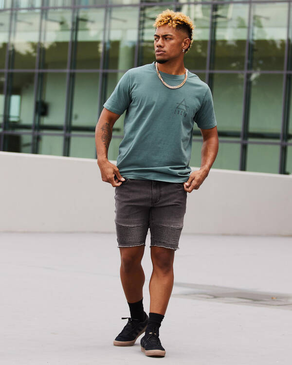 Lucid Expansion Denim Shorts for Mens