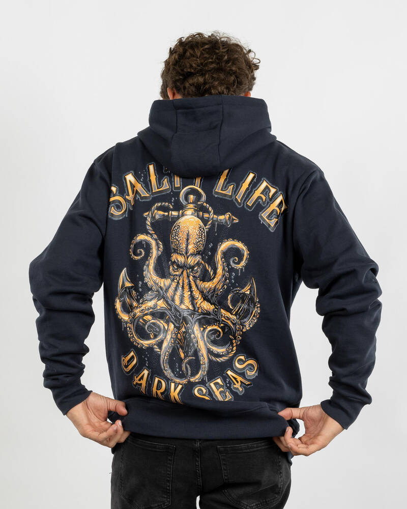Salty Life Dark Oceans Hoodie for Mens