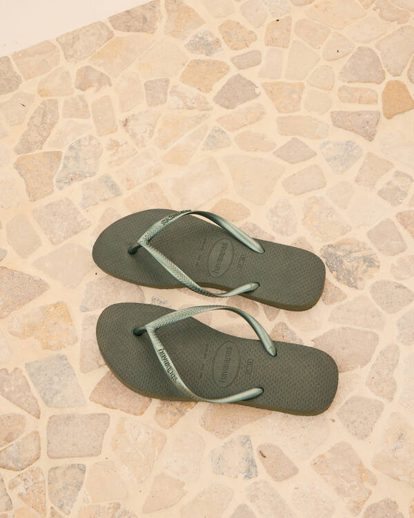 Havaianas Slim Metallic Thongs for Womens