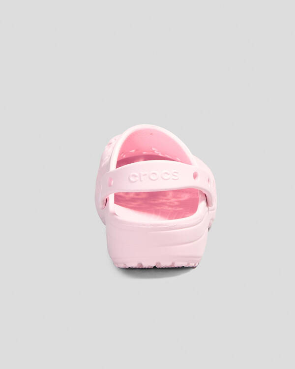 Crocs Classic Floral Cut Out Clog for Womens