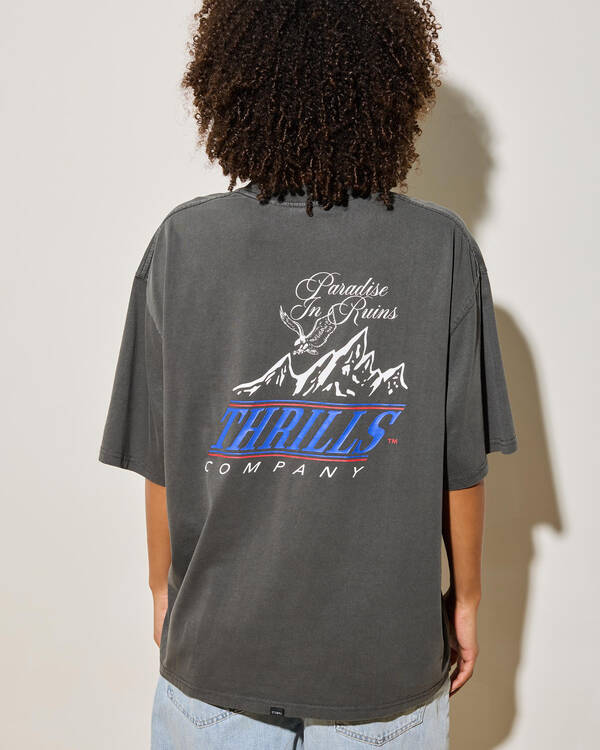 Thrills When It Hits Your Lips Oversized T-Shirt for Womens