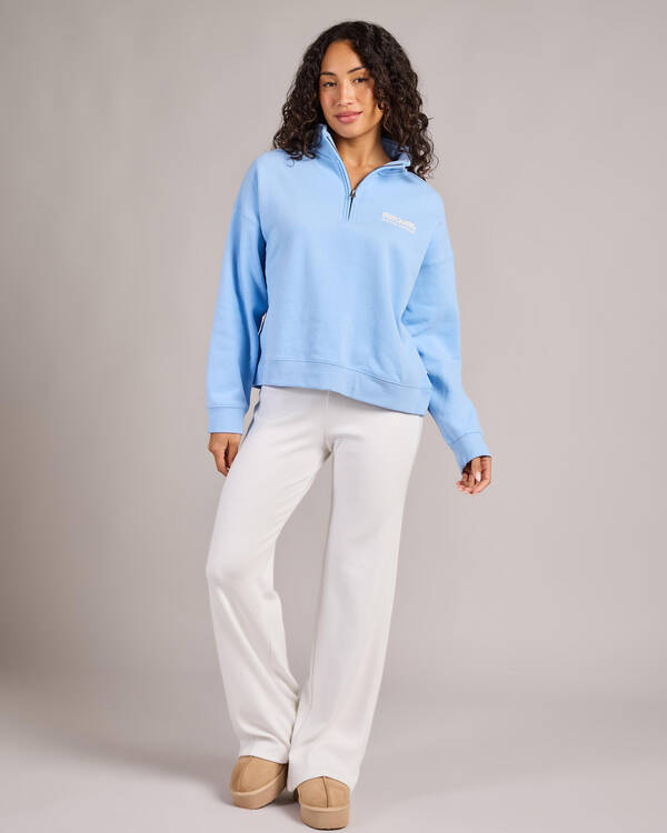 Rip Curl Surf Puff 1/4 Zip Sweatshirt for Womens