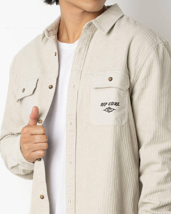 Rip Curl Raw Energy Cord Long Sleeve Shirt for Mens