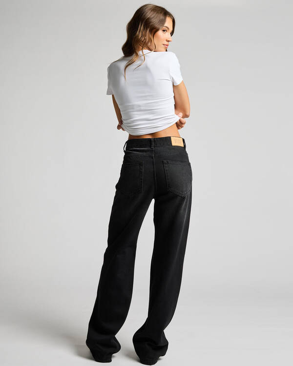 DESU Rocker Straight Leg Jeans for Womens