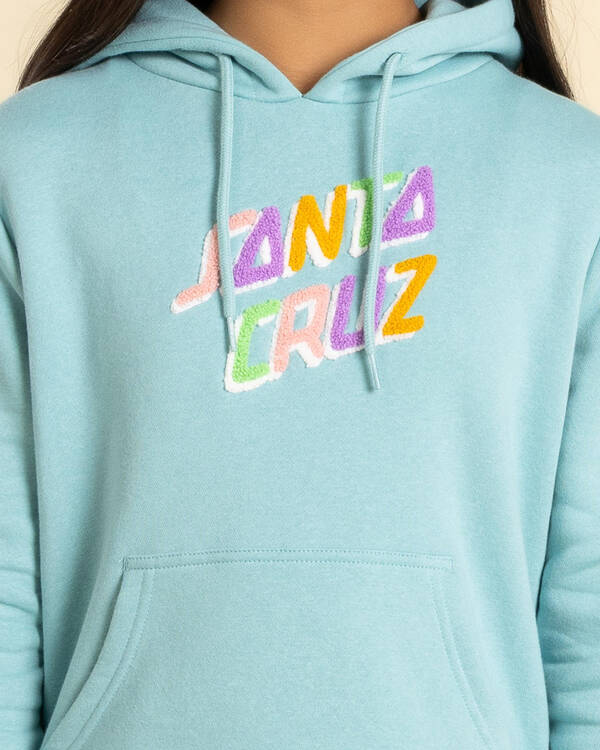 Santa Cruz Girls' Spirit Stack Strip Front Hoodie for Womens