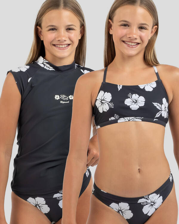 Rip Curl Girls' Desert Wave Rash Vest Set for Womens