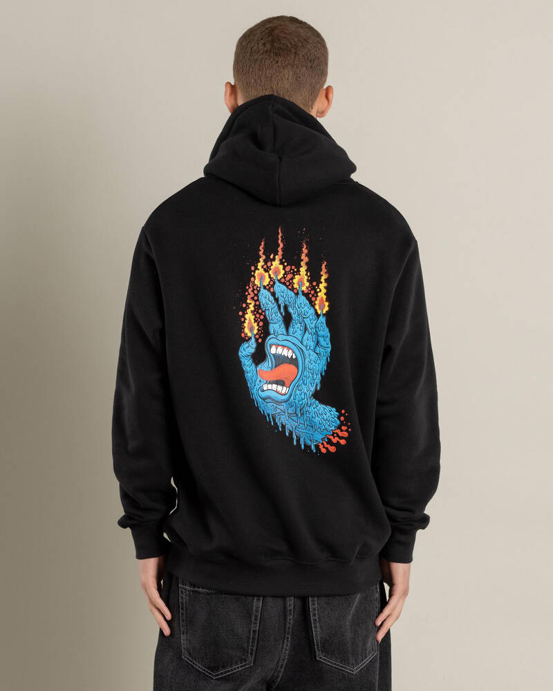 Santa Cruz Pace Ritual Hand Mono Strip Hoodie for Mens