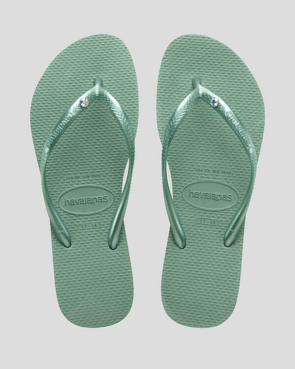 Havaianas Slim Crystal Thongs for Womens