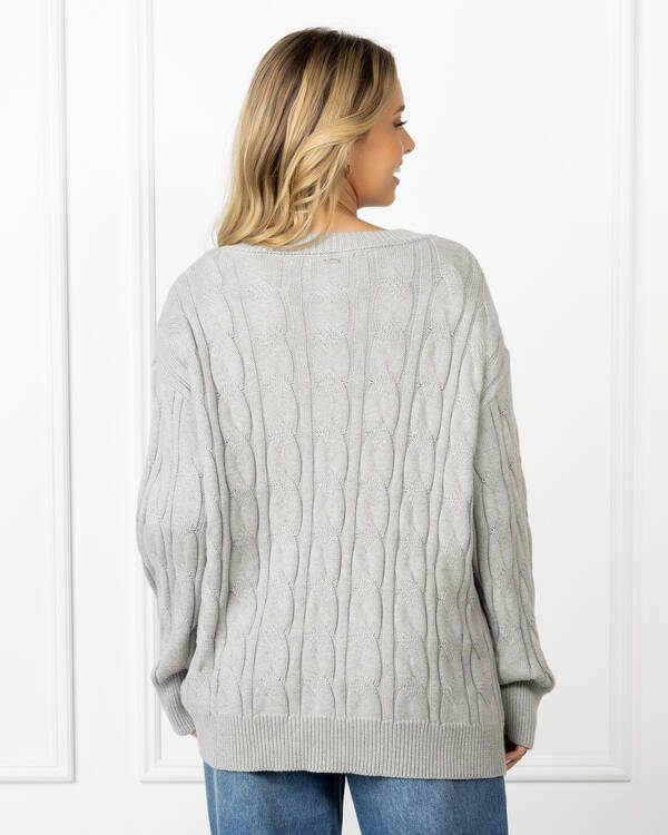Ava And Ever Cambridge V Neck Knit Jumper for Womens
