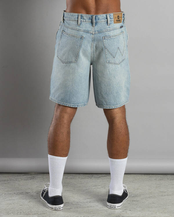 Wrangler Steezy Baggy Denim Shorts for Mens