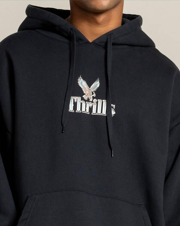 Thrills Strength & Glory Slouch Pull On Hoodie for Mens
