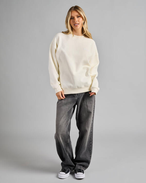 Rip Curl Surf Puff Heritage Crewneck Sweatshirt for Womens