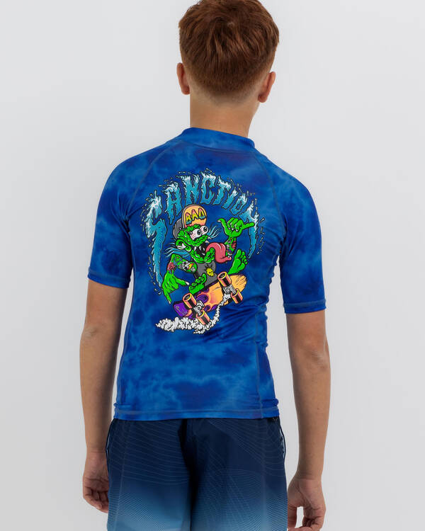 Sanction Boys' Shred Short Sleeve Rash Vest for Mens