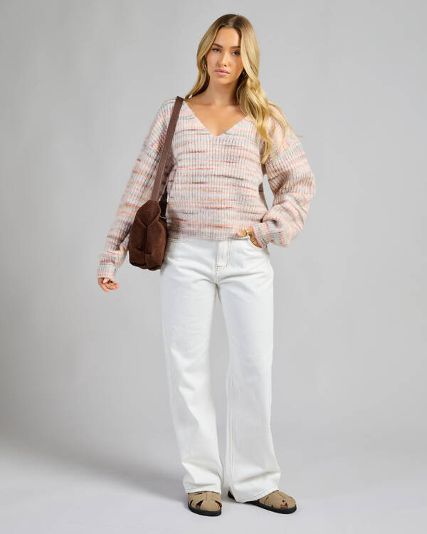 Mooloola Achilles V Neck Knit Jumper for Womens