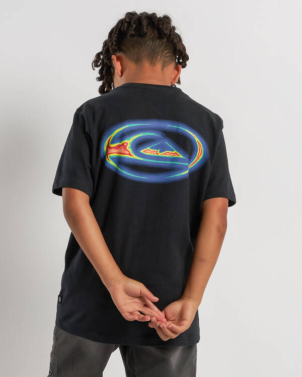 Quiksilver Boys' Thermal Logo T-Shirt for Mens