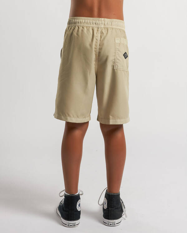 Billabong Boys' All Day Overdye Layback Beach Shorts for Mens