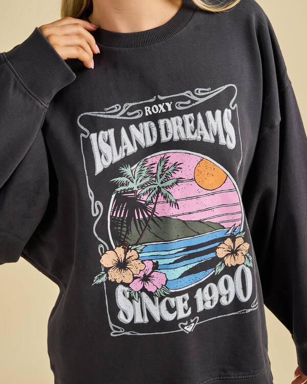 Roxy Island Dreaming Crewneck Sweatshirt for Womens