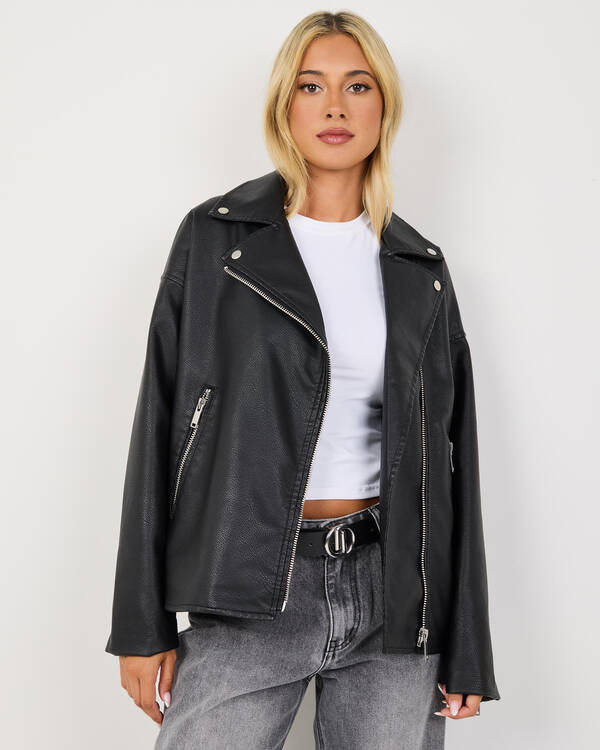 Ava And Ever Drifter Biker Jacket for Womens