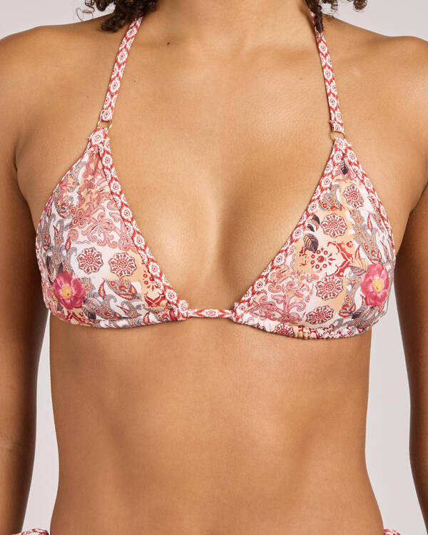 Kaiami Sybil Ring Tri Bikini Top for Womens