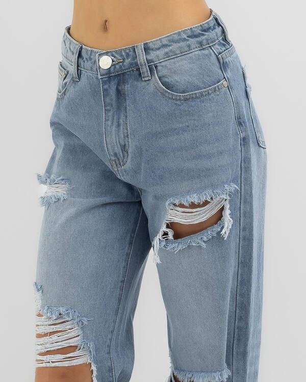 DESU Girls' Parker Wide Leg Jeans for Womens