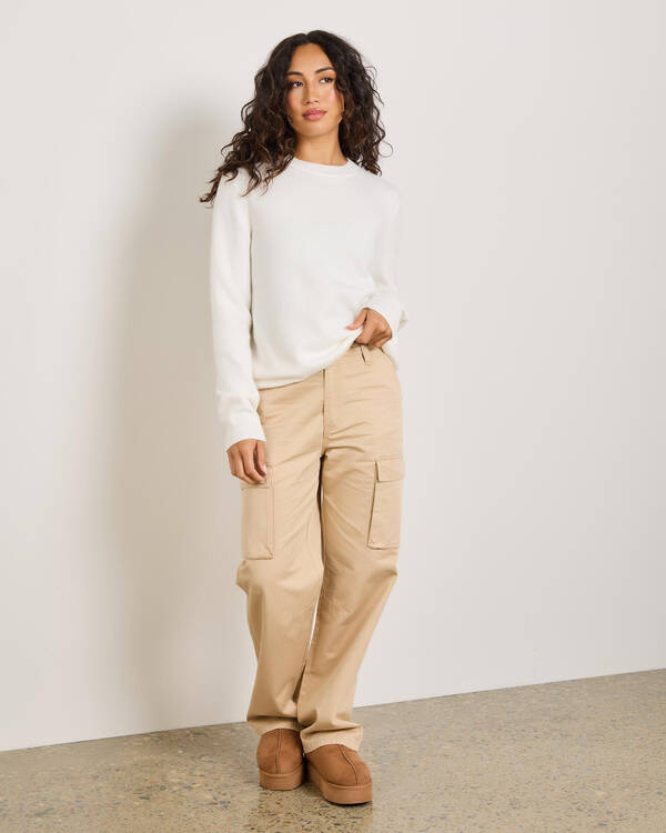 Mooloola Calypso Crew Neck Knit Jumper for Womens
