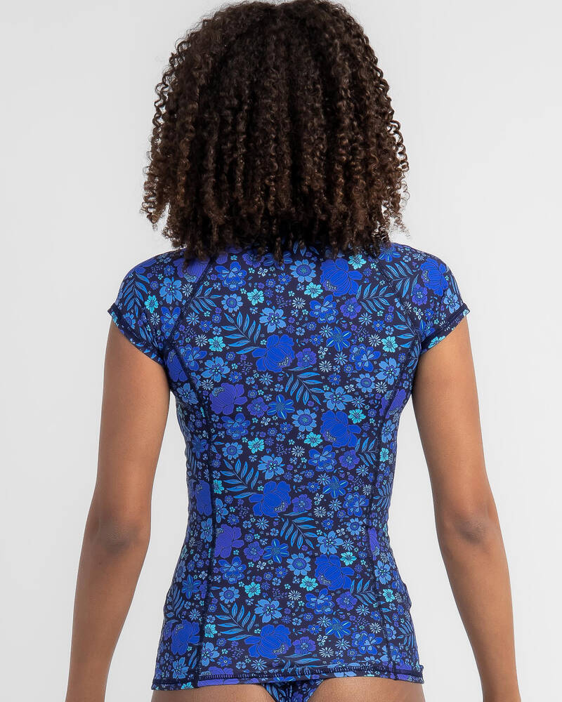 Kaiami Mary Jane Cap Sleeve Rash Vest for Womens