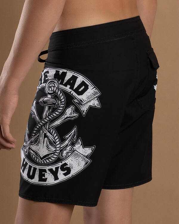 The Mad Hueys Boys' Anchor Bones Board Shorts for Mens