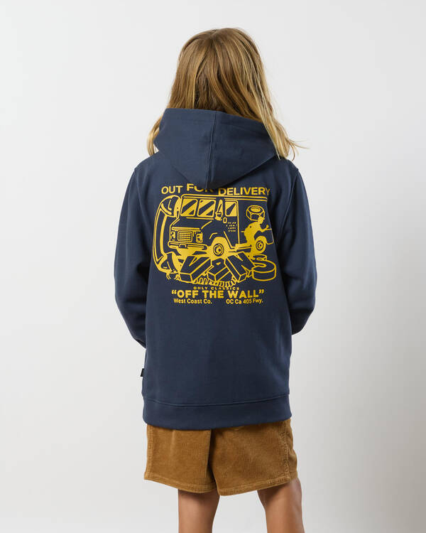 Vans Boys' Next Stop Loose Pullover Parisian Night Hoodie for Mens