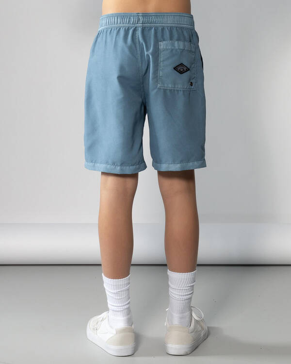 Billabong Boys' All Day Overdye Layback Beach Shorts for Mens
