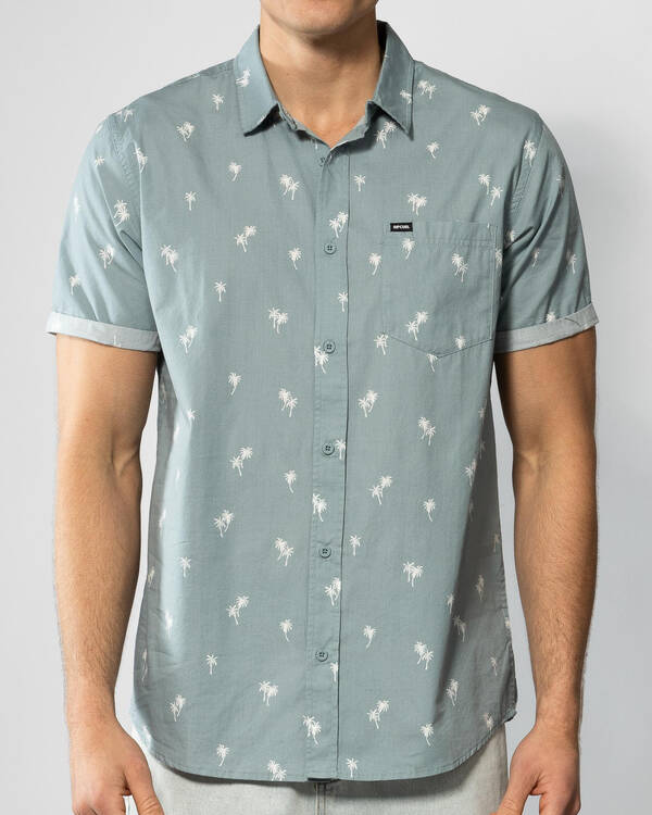 Rip Curl Paradise Palms Short Sleeve Shirt for Mens