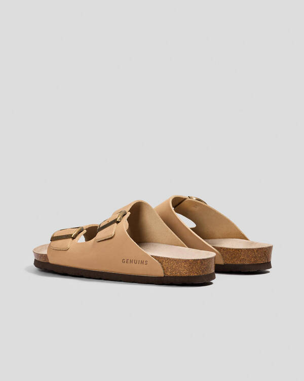 GENUINS Hawaii Oiled Leather Sandals for Mens