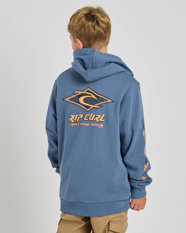 Rip Curl Boys' Raw Energy Zip Thru Hoodie for Mens