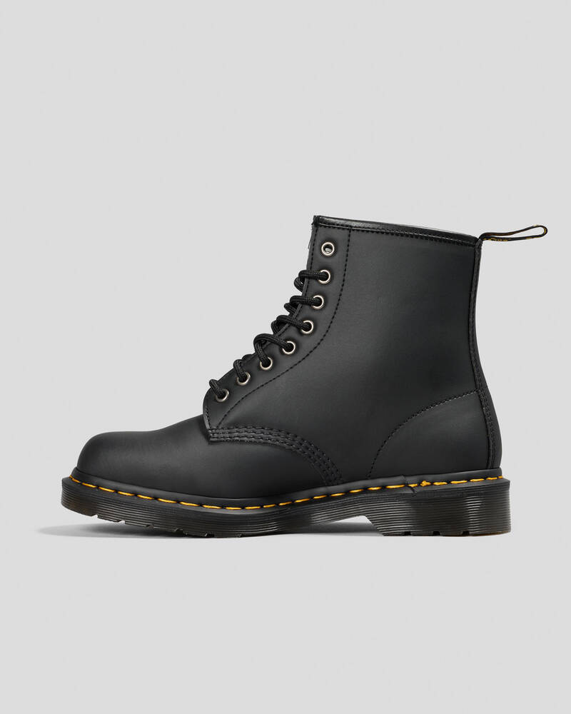 DR MARTENS 1460 Vonda 8 Eye Boot Black Genix Nappa for Mens