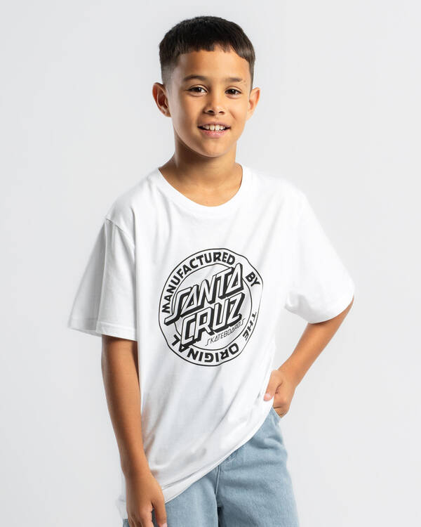 Santa Cruz Boys' MFG Dot Front T-Shirt for Mens