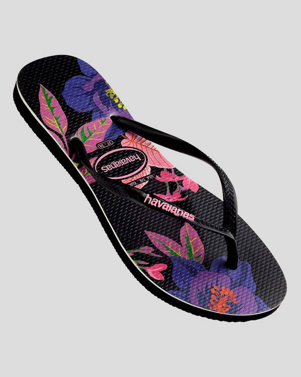 Havaianas Slim Floral Colours Thongs for Womens