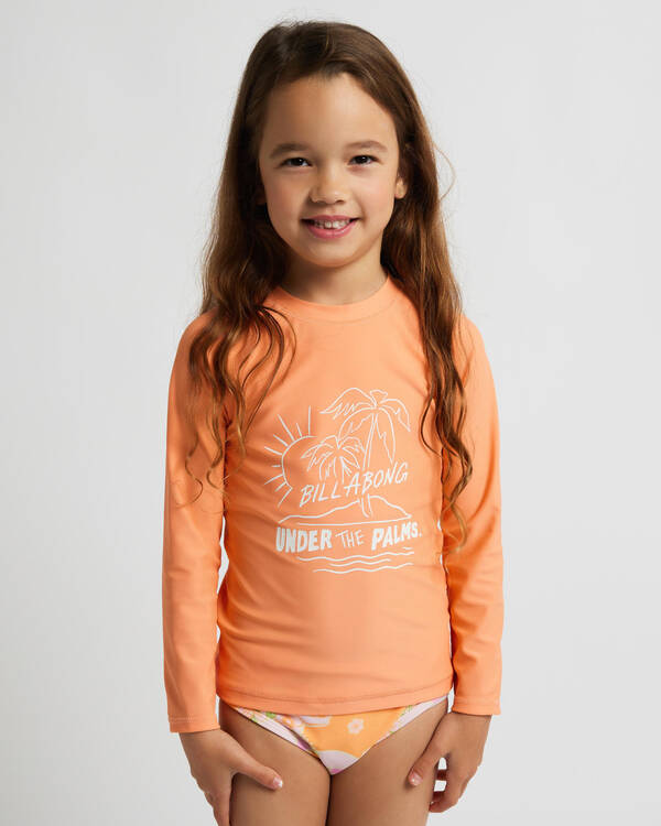 Billabong Toddlers' Under The Palms Long Sleeve Rash Vest for Womens