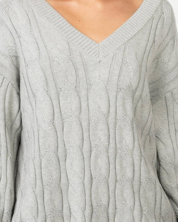 Ava And Ever Cambridge V Neck Knit Jumper for Womens