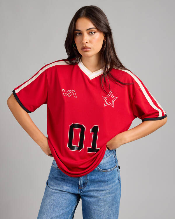 RVCA Sport Star Jersey T-Shirt for Womens