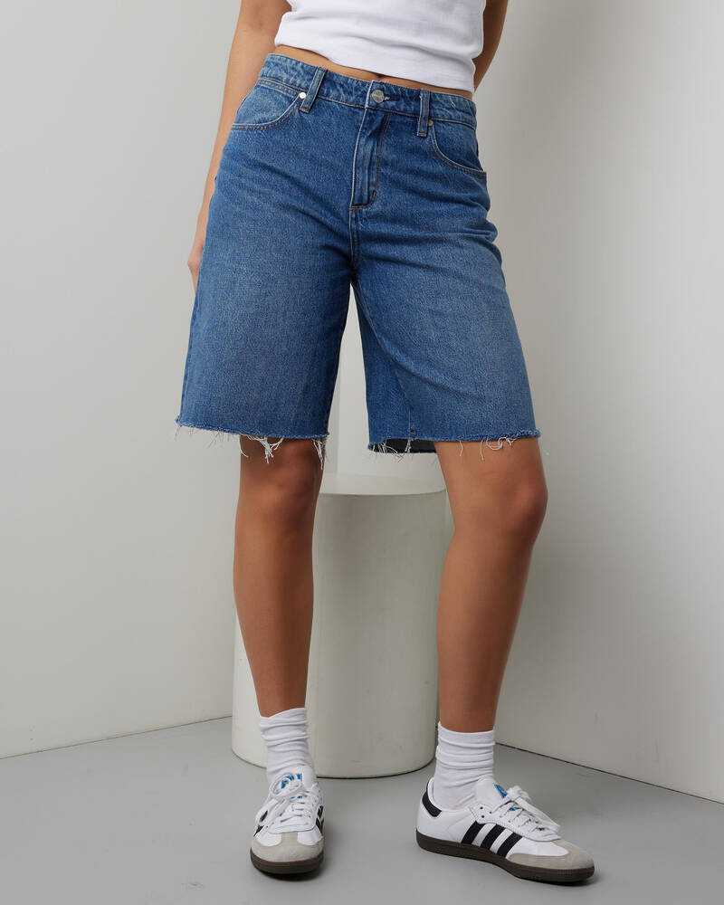 Wrangler Mid Farrah Shorts for Womens
